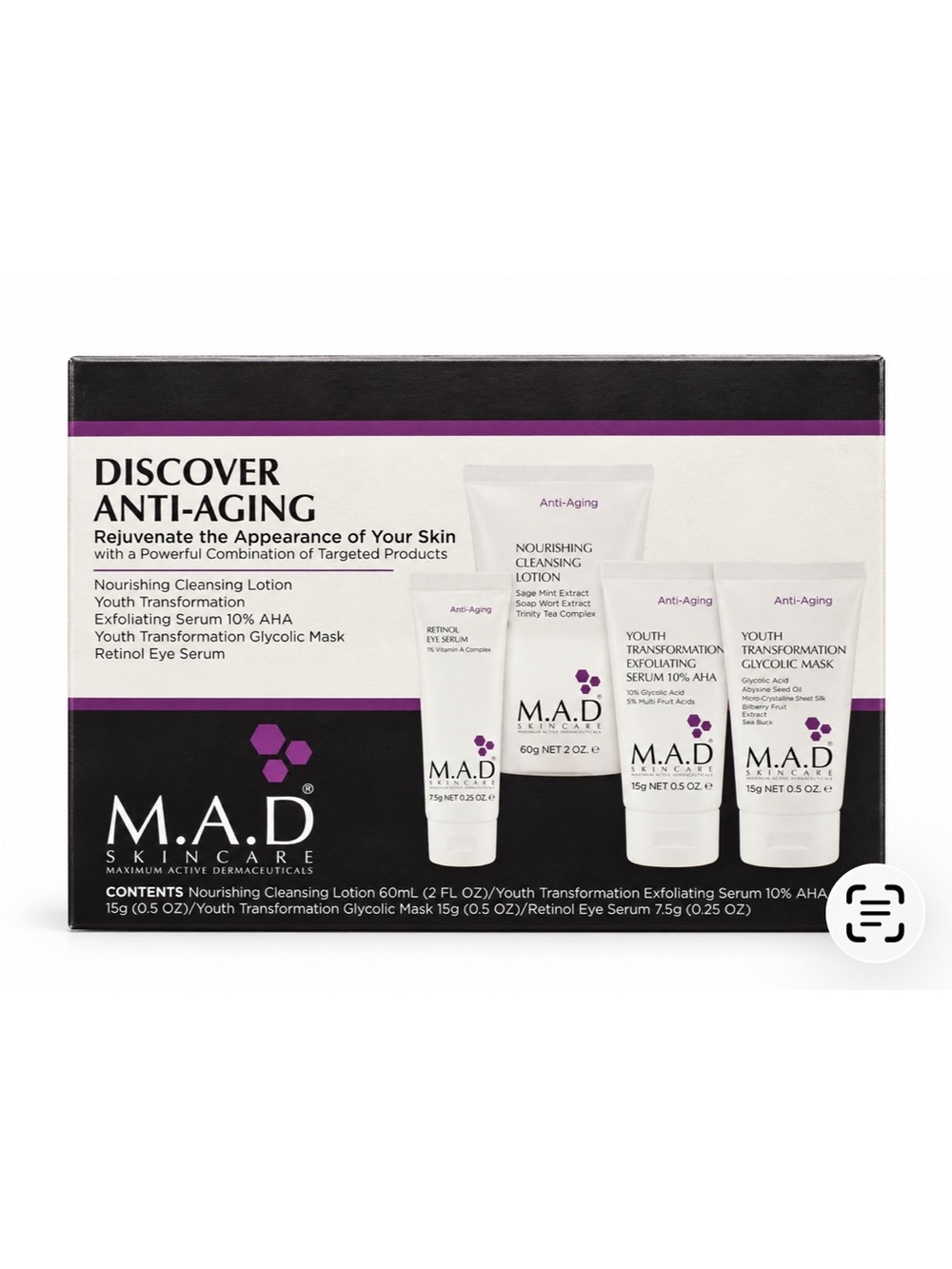 M.A.D Skincare Discover Anti-Aging Skincare Set BRAND NEW/SEALED